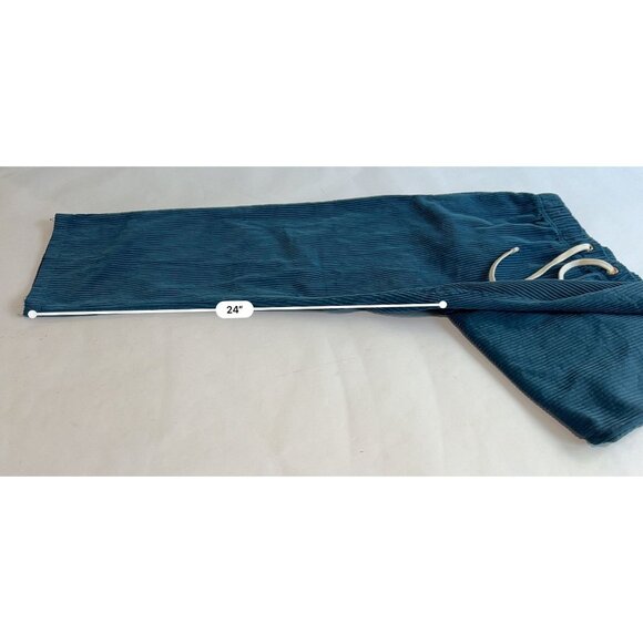 Les Tien Corduroy Drawstring Pants in Blue - Picture 2 of 5